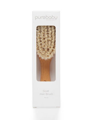 Purebaby Goat Hair Brush w box