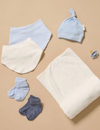 Bunny Rug Pale Blue Bear