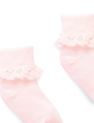 Pink Lace Sock