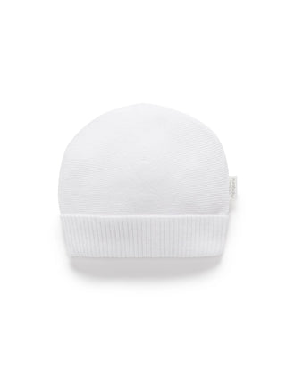 Textured Beanie - White