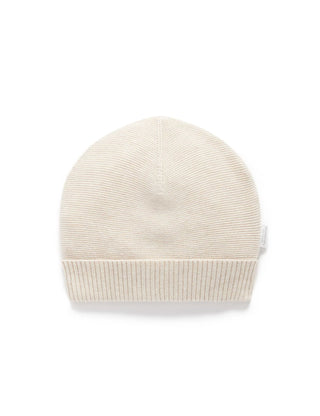 Textured Beanie - Wheat Melange