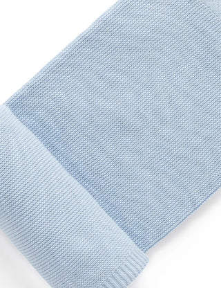 Essentials Textured Blanket - Blue Melange