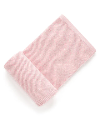 Essentials Textured Blanket - Pink Melange