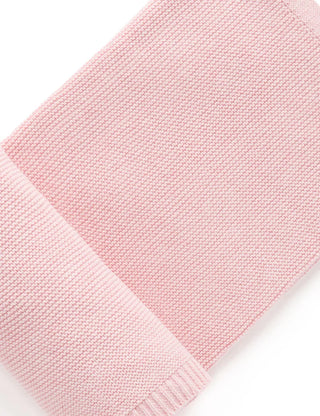 Essentials Textured Blanket - Pink Melange