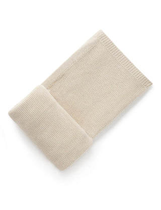 Essentials Textured Blanket - Wheat Melange