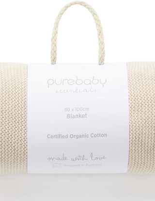 Essentials Textured Blanket - Wheat Melange