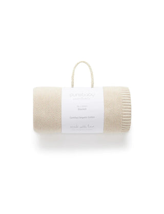 Essentials Textured Blanket - Wheat Melange