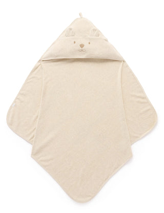 Hooded Bear Towel | Wheat Melange