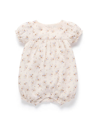 Garden Floral Romper - Garden Ditsy Print