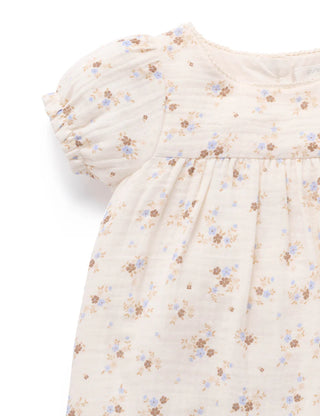 Garden Floral Romper - Garden Ditsy Print