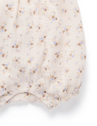 Garden Floral Romper - Garden Ditsy Print