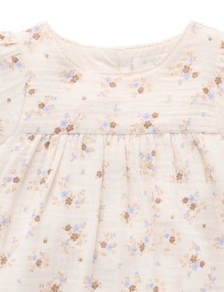 Garden Floral Romper - Garden Ditsy Print