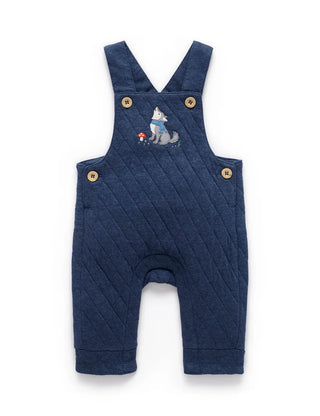 QUILTED OVERALL - MIDNIGHT MELANGE
