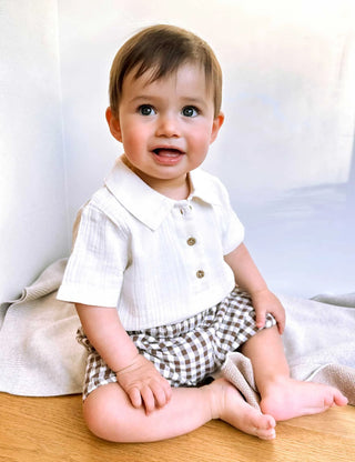 Gingham Set - Milk Choc Gingham