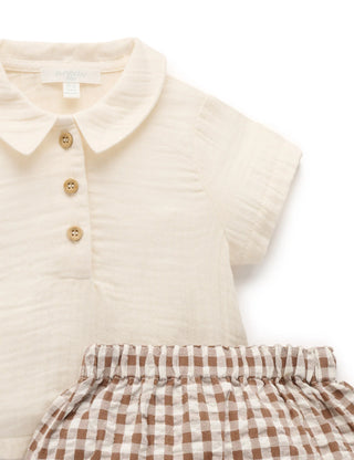 Gingham Set - Milk Choc Gingham