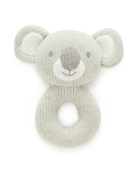 KNITTED KOALA RATTLE