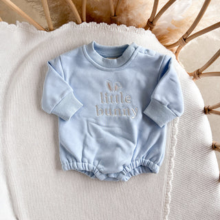 Cotton Tail Romper - Mist (Removable Tail)