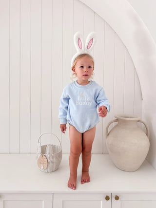 Cotton Tail Romper - Mist (Removable Tail)