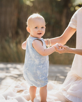 SURFS UP LINEWORK ROMPER