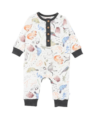 OUTBACK ADVENTURE PRINT ROMPER