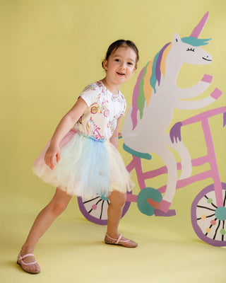 UNICORN BIKE CIRCUS DRESS