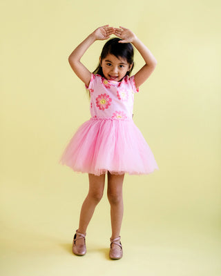 SMILE FLOWER CIRCUS DRESS