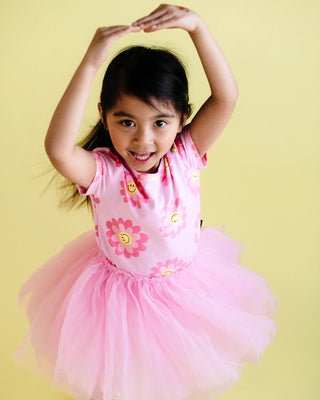 SMILE FLOWER CIRCUS DRESS