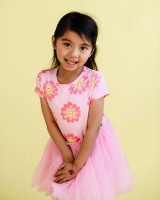 SMILE FLOWER CIRCUS DRESS