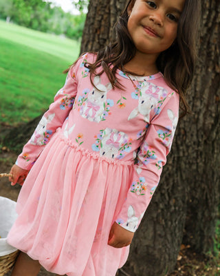 HUNNY BUNNY LONG SLEEVE BUBBLE DRESS