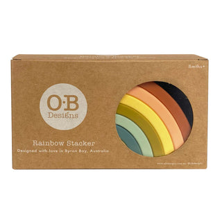 Silicone Rainbow Stacker - Cherry