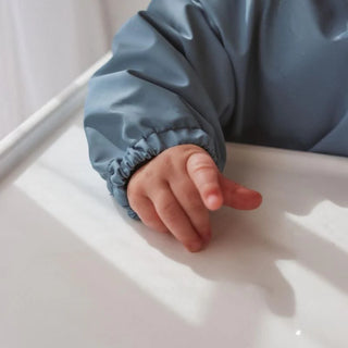 Recycled Long Sleeve Bib - Two-tone Blue