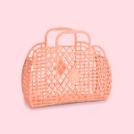 Sun Jellies Retro Basket Small - Peach