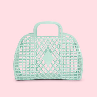 Sun Jellies Retro Basket Small - Mint