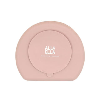 Silicone Suction Plate - Dusty Pink