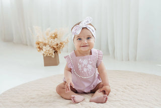 Daisy Embroidered Romper