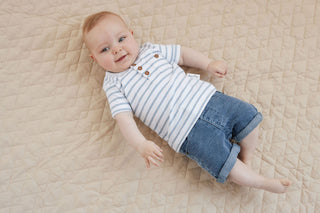 Mid Wash Denim Shorts