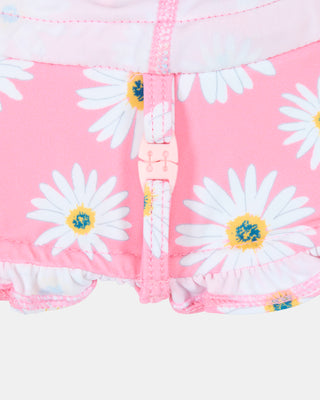 Swim Bell Hat Ripple - Daisy Watermelon