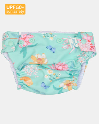 Swim Nappy Paradise - Waratah Mint