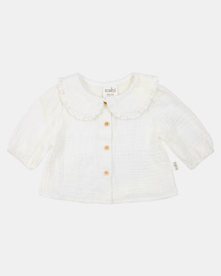 Baby Blouse Peter Pan - Cream