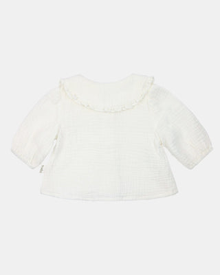 Baby Blouse Peter Pan - Cream