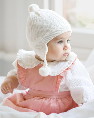 Baby Pinafore Corduroy Quincy - Dusty Rose