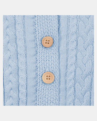 Organic Cardigan Yummy - Bluebell