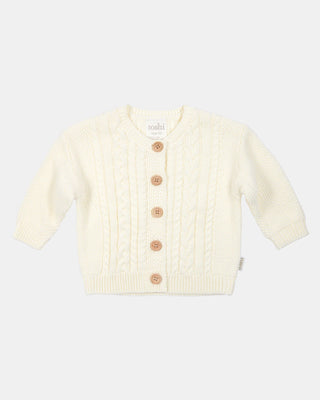 Organic Cardigan Yummy - Cream