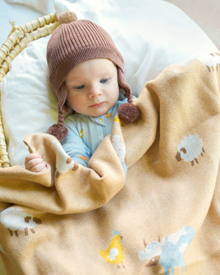 Organic Earmuff Bobby - Peppercorn