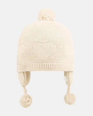 Organic Earmuff Heart Feather (LS)