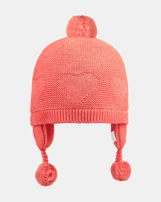 Organic Earmuff Heart Paprika (LS)