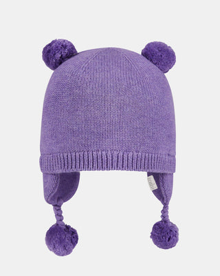 Organic Earmuff Snowy Pansy (LS)