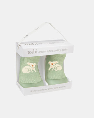 Organic Hybrid Walking Socks Jacquard - Koala