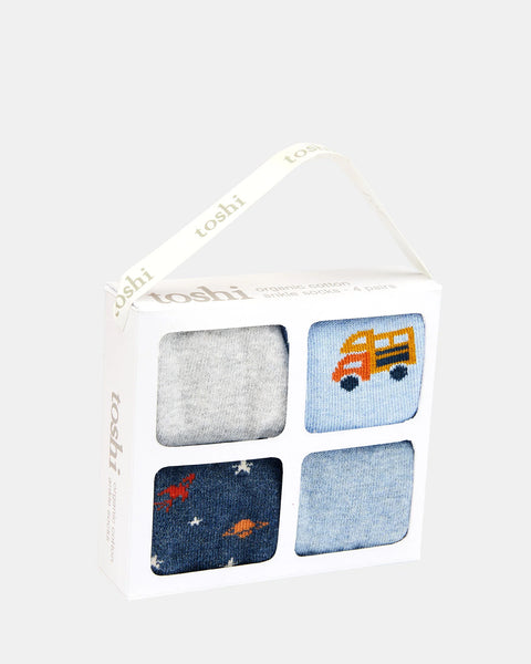 Organic Socks Gift Box Ankle - Assorted
