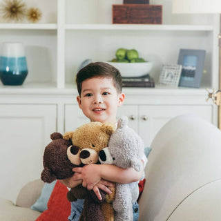 Fuzzy Beige Teddy Bear 38cm